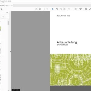 CLAAS Forage Harvesters JAGUAR 900 - 930 GPS PILOT FLEX Anbauanleitung Fitting instructions Manual_DE_EN_FR_IT_RU_ES - PDF DOWNLOAD