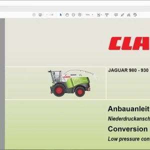 CLAAS Forage Harvesters JAGUAR 900 - 930 Low pressure connection damper Fitting instructions Manual_DE_EN - PDF DOWNLOAD