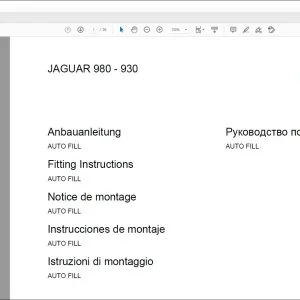 CLAAS Forage Harvesters JAGUAR 980-930 AUTO FILL Fitting instructions Manual_DE_EN_FR_IT_RU_ES - PDF DOWNLOAD