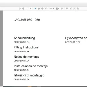 CLAAS Forage Harvesters JAGUAR 980-930 GPS PILOT FLEX Fitting instructions Manual_DE_EN_FR_IT_RU_ES - PDF DOWNLOAD