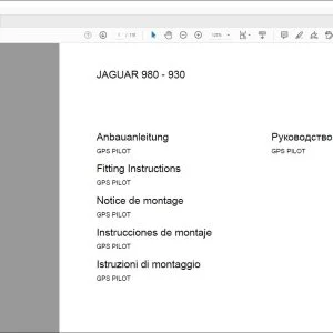 CLAAS Forage Harvesters JAGUAR 980-930 GPS PILOT Fitting instructions Manual_DE_EN_FR_IT_RU_ES - PDF DOWNLOAD