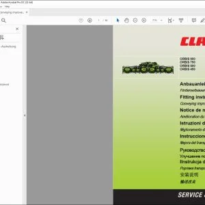 CLAAS Forage Harvesters ORBIS 900 750 600 450 Conveying improvement Fitting instructions Manual_DE_EN_FR_IT_ES - PDF DOWNLOAD