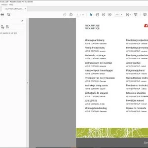 CLAAS Forage Harvesters PICK UP 380 300 ACTIVE CONTOUR - sensors Fitting Instructions Manual_DE_FR_EN_IT_ES_RU - PDF DOWNLOAD