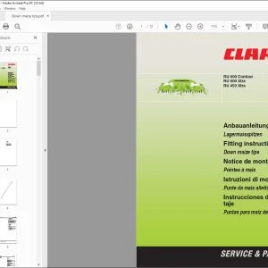 CLAAS Forage Harvesters RU 600 Contour RU 600 Xtra  RU 450 Xtra Autopilot Fitting instructions Manual_DE_EN_FR_IT_ES -  PDF DOWNLOAD