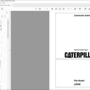 CLAAS LEXION Flex Header Universal Intake Auger Conversion instructions Manual - PDF DOWNLOAD