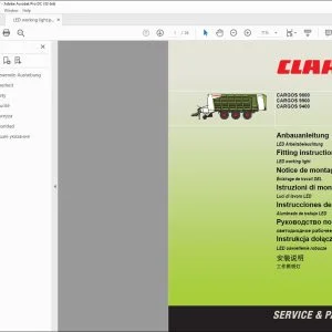 CLAAS Loader Wagons LED working light Fitting Instructions Manual_DE_EN_FR_IT_ES_RU - PDF DOWNLOAD