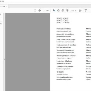CLAAS Mower DISCO 3550 C 3150 C 2750 RC Machine shipment in a box Assembly instructions Manual_DE_EN_FR_NL_IT_RU - PDF DOWNLOAD
