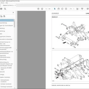 CLAAS Mower DISCO 9300 C Duo 8600 C Duo Adapter for front mower unit Fitting Instructions Manual_DE_EN_FR_IT_ES - PDF