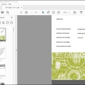 CLAAS Swather LINER 500 Assembly instructions Manual_DE_EN_FR_IT_ES_RU -  PDF DOWNLOAD