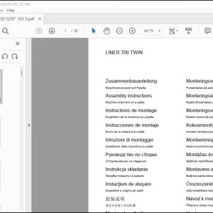 CLAAS Swather LINER 700 TWIN Machine shipment on a pallet Assembly instructions Manual_DE_EN_FR_IT_ES_RU - PDF DOWNLOAD