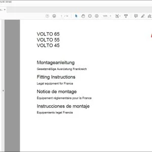 CLAAS Tedders VOLTO 65 55 45 Legal equipment for France Fitting Instructions Manual_DE_EN_FR_IT_ES_RU - PDF DOWNLOAD