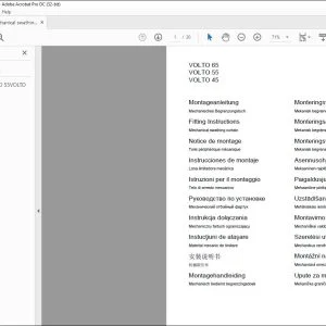 CLAAS Tedders VOLTO 65 55 45 Mechanical swathing curtain Fitting Instructions Manual_DE_EN_FR_IT_ES_RU  -  PDF DOWNLOAD