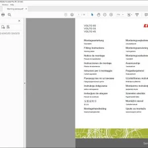 CLAAS Tedders VOLTO 65 55 45 Warning plates Fitting Instructions Manual_DE_EN_FR_IT_ES_RU - PDF
