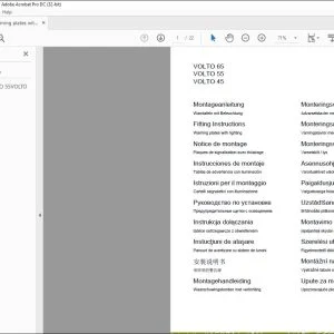 CLAAS Tedders VOLTO 65 55 45 Warning plates with lighting Fitting Instructions Manual_DE_EN_FR_IT_ES_RU -  PDF DOWNLOAD