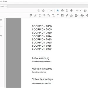 CLAAS Telehandler SCORPION 9055 7055 7050 7044 7035 7030 6035 6030 Bucket repositioning Fitting Instructions Manual_DE_EN_FR_IT_ES_RU - PDF DOWNLOAD
