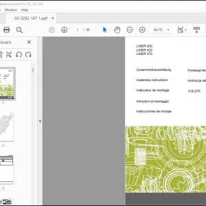 CLaas Swather LINER 450 420 370 Assembly instructions Manual_DE_EN_FR_ES_- PDF DOWNLOAD
