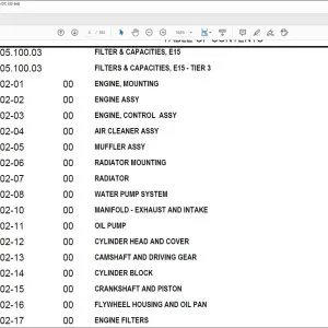 CNH E15 Compact Crawler Excavator Parts Catalog Manual - PDF DOWNLOAD