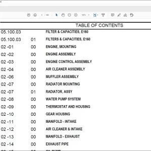 CNH E160 Crawler Excavator NA Parts Catalog Manual - PDF DOWNLOAD