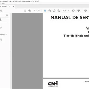 CNH VM Motori R 753 IE4 Tier 4B (final) & Stage IV Motor Manual De Servicio 47730973 - PDF DOWNLOAD
