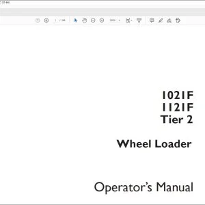 Case 1021F 1121F Wheel Loader Operator's Manual 47557863 - PDF DOWNLOAD