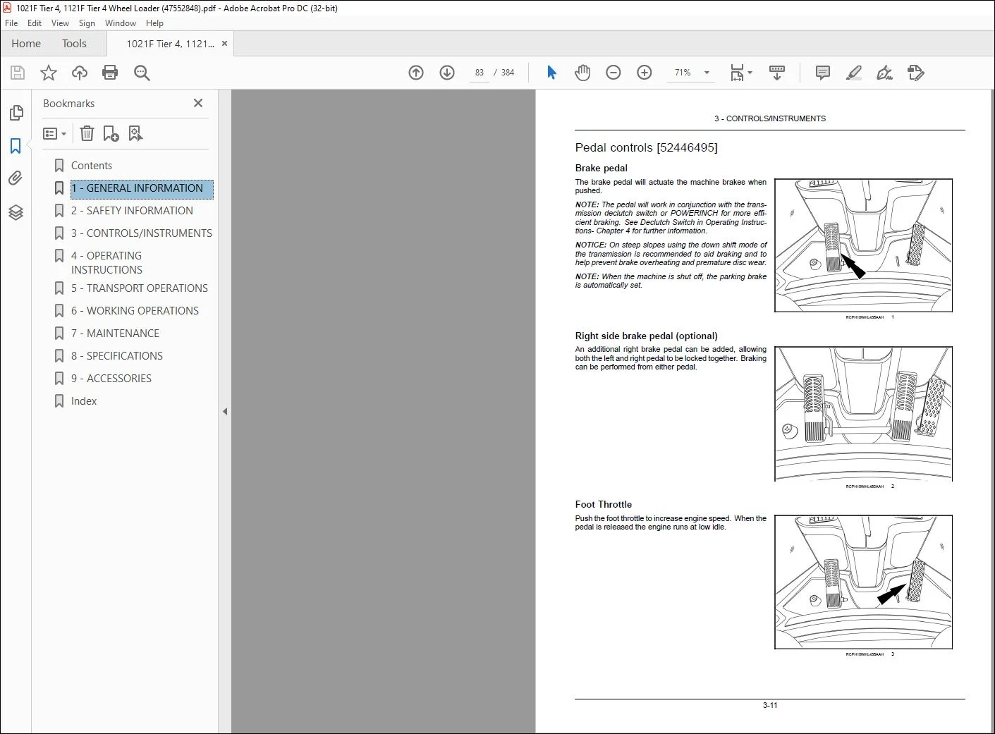 Case 1021F Tier 4 1121F Tier 4 Wheel Loader Operator's Manual 47552848 - PDF DOWNLOAD - Image 3