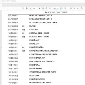 Case 1021F Wheel Loader Tier 4 Parts Catalog Manual - PDF DOWNLOAD