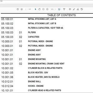 Case 1021F Wheel Loader Tier 4 Parts Catalog Manual - PDF DOWNLOAD