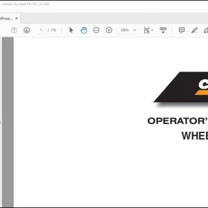 Case 1221E Tier 3 Wheel Loader Operator's Manual 87729424 - PDF DOWNLOAD