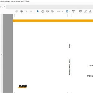 Case 1650K Dozer sobre cadenas Manual del operador 6-38431 - PDF DOWNLOAD