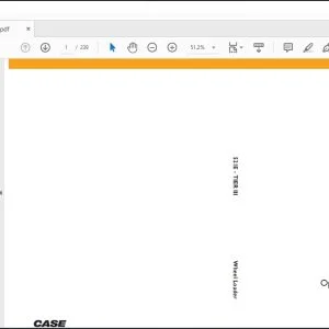 Case 521E Tier III Wheel Loader Operator's Manual 84266526 - PDF DOWNLOAD