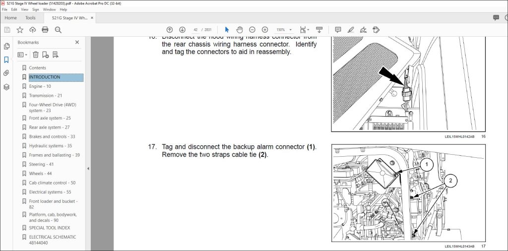 Case 521g Stage Iv Wheel Loader Service Manual 51428203 - Pdf Download 