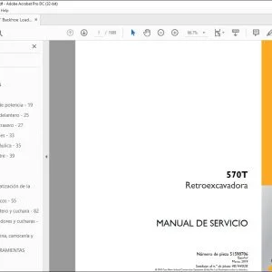 Case 570T Retroexcavadora Manual de Servicio 51590706 - PDF DOWNLOAD