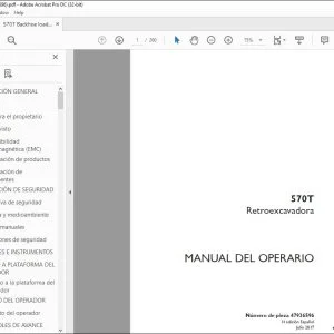 Case 570T Retroexcavadora Manual del Operario 47936596 - PDF DOWNLOAD