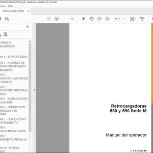 Case 580 y 590 Serie M Retrocargadoras Manual del operador 6-31650 - PDF DOWNLOAD