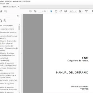 Case 580N Cargadora de ruedas Manual del Operario 51586822 - PDF DOWNLOAD