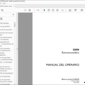 Case 580N Retroexcavadora Manual del Operario 51463523 - PDF DOWNLOAD