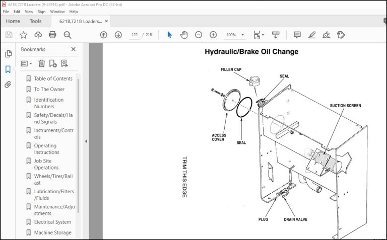 Case 621B - 721B Loader Operators Manual 9-23916 - PDF DOWNLOAD ...