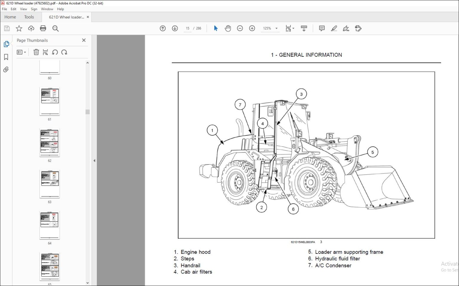 Case 621d Wheel Loader Operator S Manual 47925602 Pdf Download Heydownloads Manual Downloads