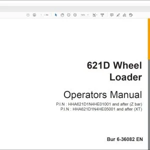Case 621D Wheel Loader Operators Manual 6-36082 - PDF DOWNLOAD