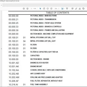 Case 621F 721F Wheel Loader Waste Handling Tier 4A Parts Catalog Manual - PDF DOWNLOAD
