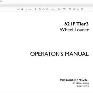 Case 621F Tier3 Wheel Loader Operator's Manual 47552821 - PDF DOWNLOAD