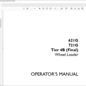 Case 621G 721G Tier 4B (Final) Wheel Loader Operator's Manual 48112242 - PDF DOWNLOAD