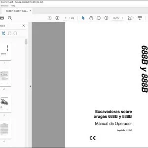 Case 688B y 888B Excavadoras sobre orugas Manual de Operador 9-24121 - PDF DOWNLOAD