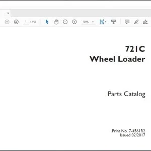Case 721C Wheel Loader Parts Catalog Manual 7-4561R2 - PDF DOWNLOAD