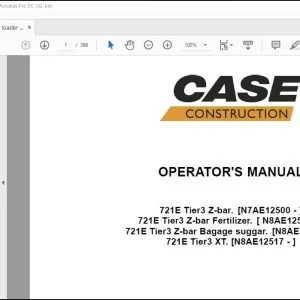 Case 721E Wheel Loader Operator's Manual 48146993 - PDF DOWNLOAD