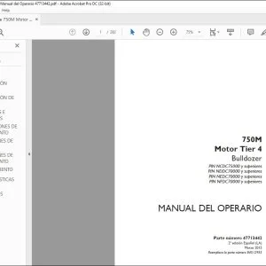 Case 750M Engine Tier 4 Bulldozer Operator's Manual 47713442 - PDF DOWNLOAD
