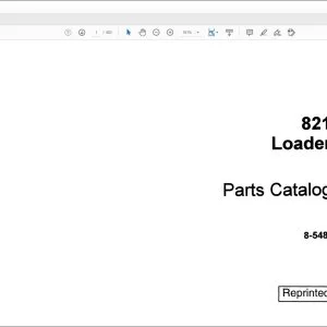 Case 821 Loader Parts Catalog Manual 8-5482 - PDF DOWNLOAD