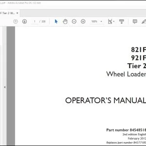 Case 821F 921F Tier 2 Wheel Loader Operator's Manual 84548518 - PDF DOWNLOAD