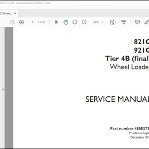 Case 821G 921G Tier 4B (final) Wheel Loader Service Manual 48083737 - PDF DOWNLOAD