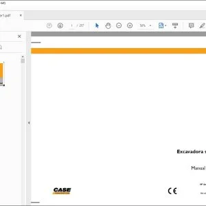 Case CX130B Excavadora sobre orugas Manual del operador 84402206 - PDF DOWNLOAD